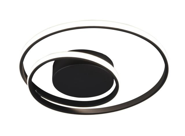 LED-Deckenleuchte ZIBAL 22W 2500lm von REALITY Leuchten R62911132 Schwarz