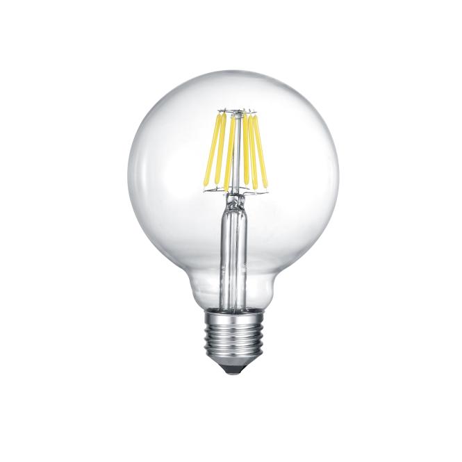 LED-Glas-Filament-LM E27 Globe von TRIO Leuchten 986-6810 Weiß