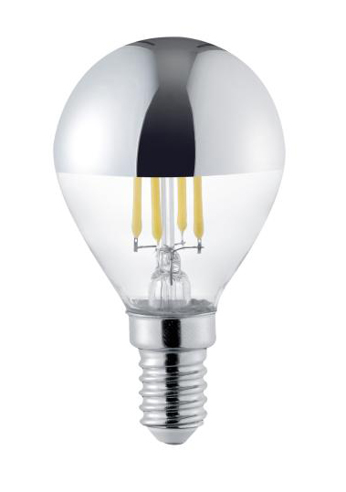LED-Leuchtmittel E14 Spiegelkopflampe von TRIO Leuchten 983-410 Grau