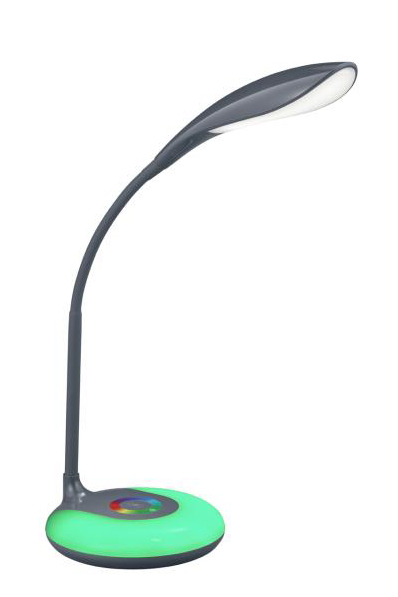 LED-Tischleuchte KRAIT 3 5W von REALITY Leuchten R52781242 Grau / Grün