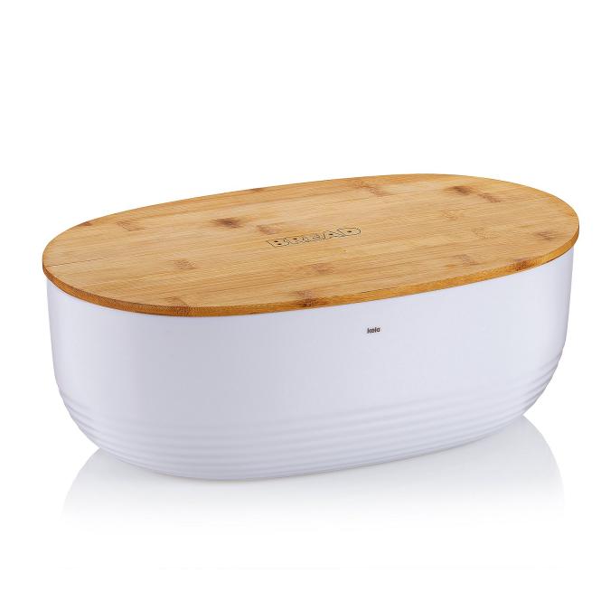 NAMUR Brotkasten weiß ca. 37,5 x 23 cm von Kela 12060