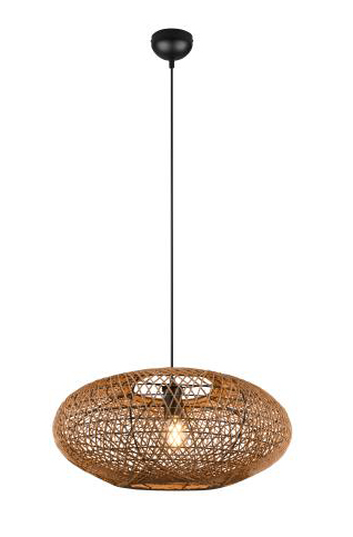 Pendelleuchte HEDDA 1xE27 ohne Leuchtmittel von TRIO Leuchten 312300136 Hellbraun