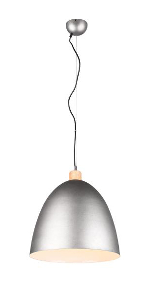 Pendelleuchte X JAGGER 1xE27 von REALITY Leuchten R30681967 Hellgrau
