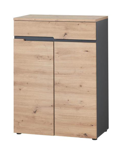 Schuhschrank MEMPHIS von Innostyle Graphit / Artisan Eiche