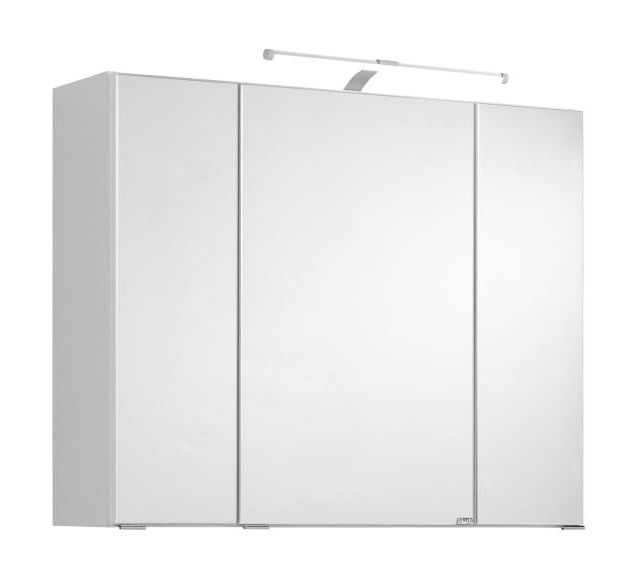 Spiegelschrank 80 inkl LED Beleuchtung Cardiff von Held Möbel Weiß