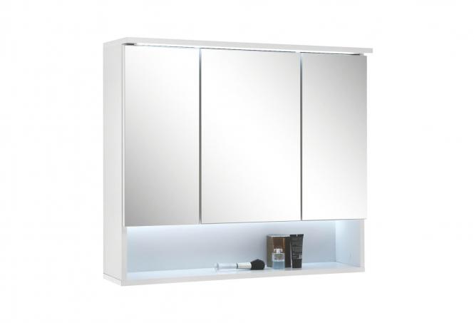 Spiegelschrank 80 inkl LED-Beleuchtung BEST von Bega Weiß