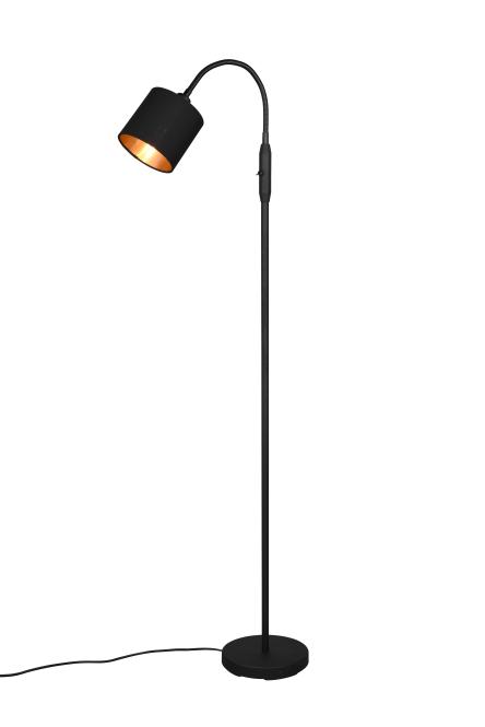 Stehleuchte TOMMY 1x E14 ohne Leuchtmittel von REALITY Leuchten R46331079 Schwarz