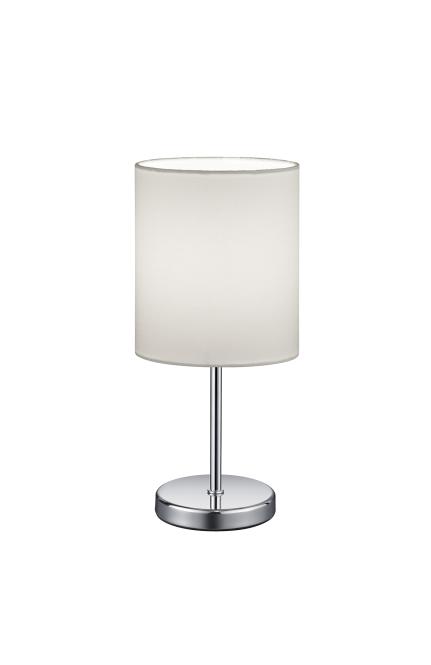 Tischleuchte JERRY 1xE14 ohne Leuchtmittel von REALITY Leuchten R50491001 Weiß / Hellgrau
