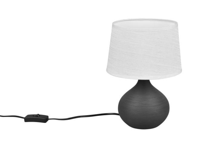 Tischleuchte MARTIN in braun von REALITY Leuchten R50371026 Weiß / Braun