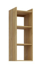 Wandregal 96 cm WHENUA von Forte Mauvella Eiche
