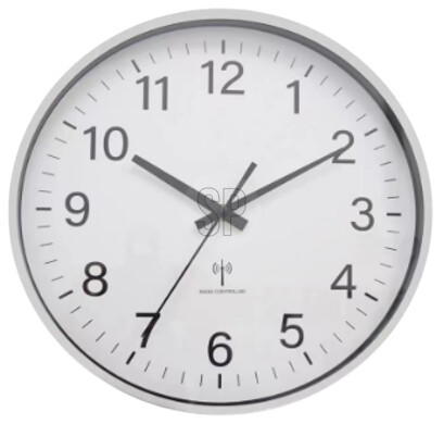 Wanduhr 30 x 4cm KL6000010 Weiß / Schwarz