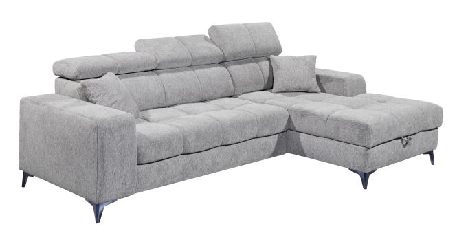 Wohnlandschaft SYDNEY 2 mit Schlaffunktion und Bettkasten Taupe