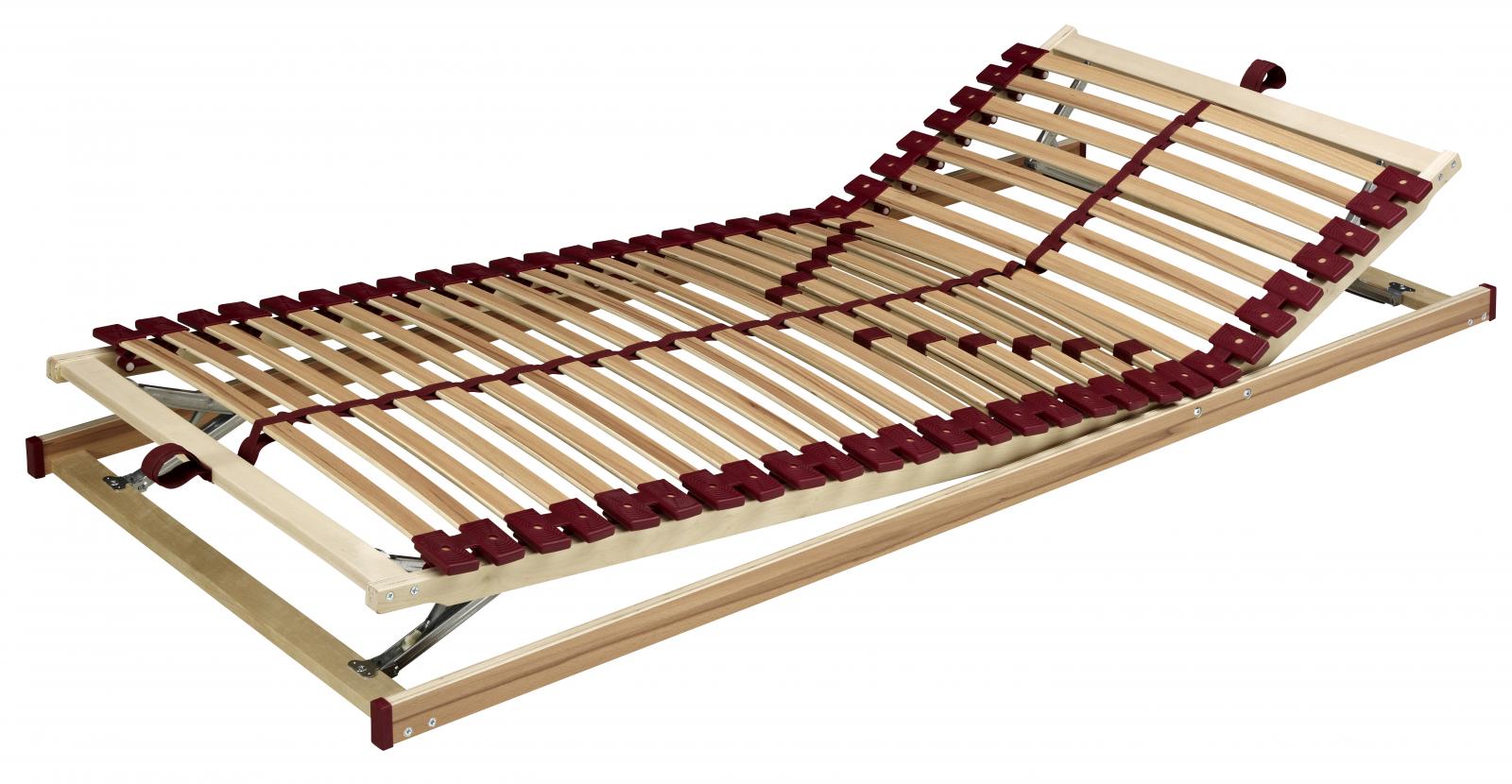 Lattenrost 140 x 200 cm Schichtholz - Kopf- und Fußteil verstellbar von Lonsberg