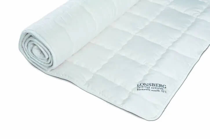 Unterbett für Kinder - Schurwolle Füllung von Lonsberg 70x140cm