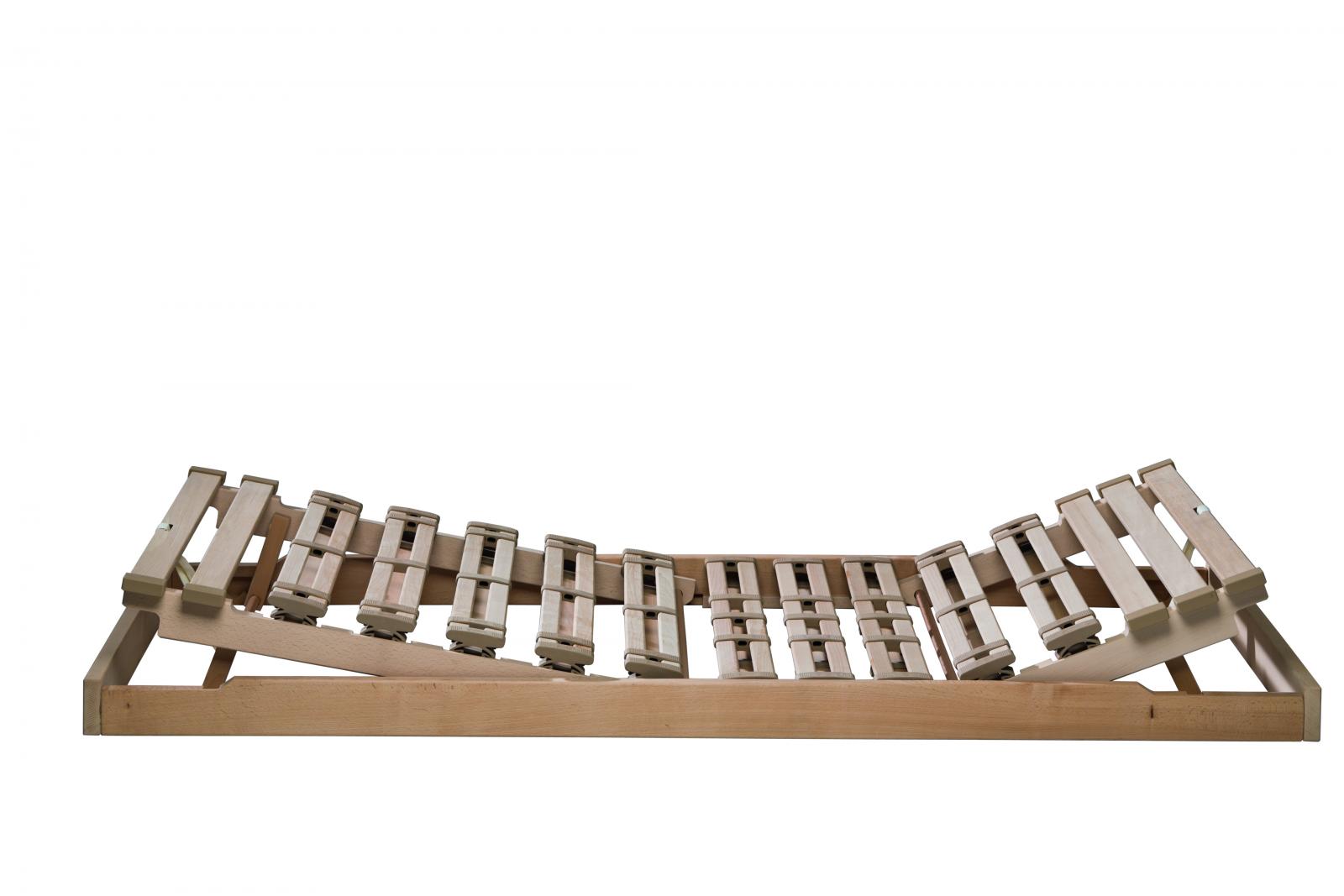 Lattenrost 'Set 15' 100 x 220 cm verstellbar Massivholz von Lonsberg