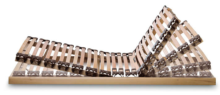 Lattenrost 80 x 220 cm Bioflex-Natur manuell verstellbar von Lonsberg