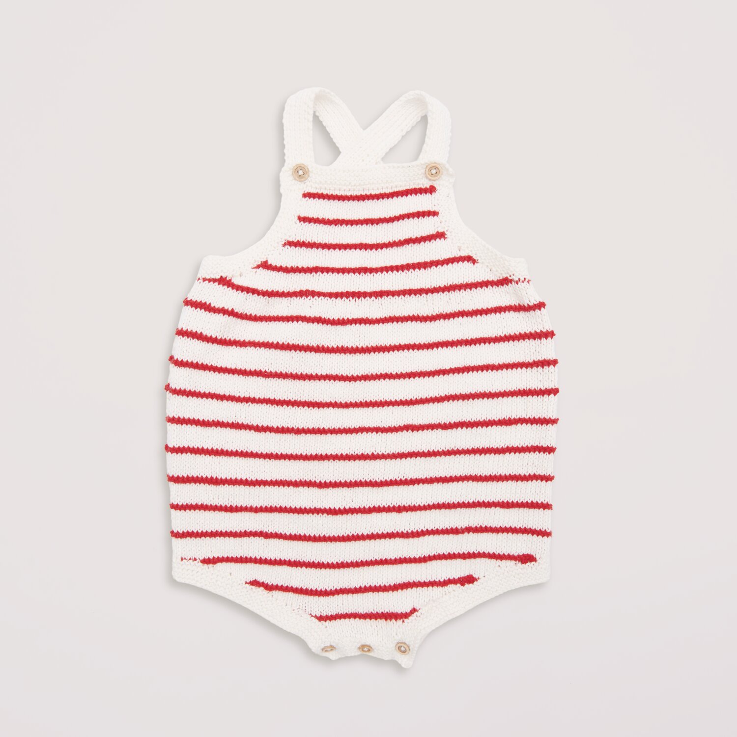 Strickset Strampler Modell 12 aus Baby Nr. 39 Gestreift