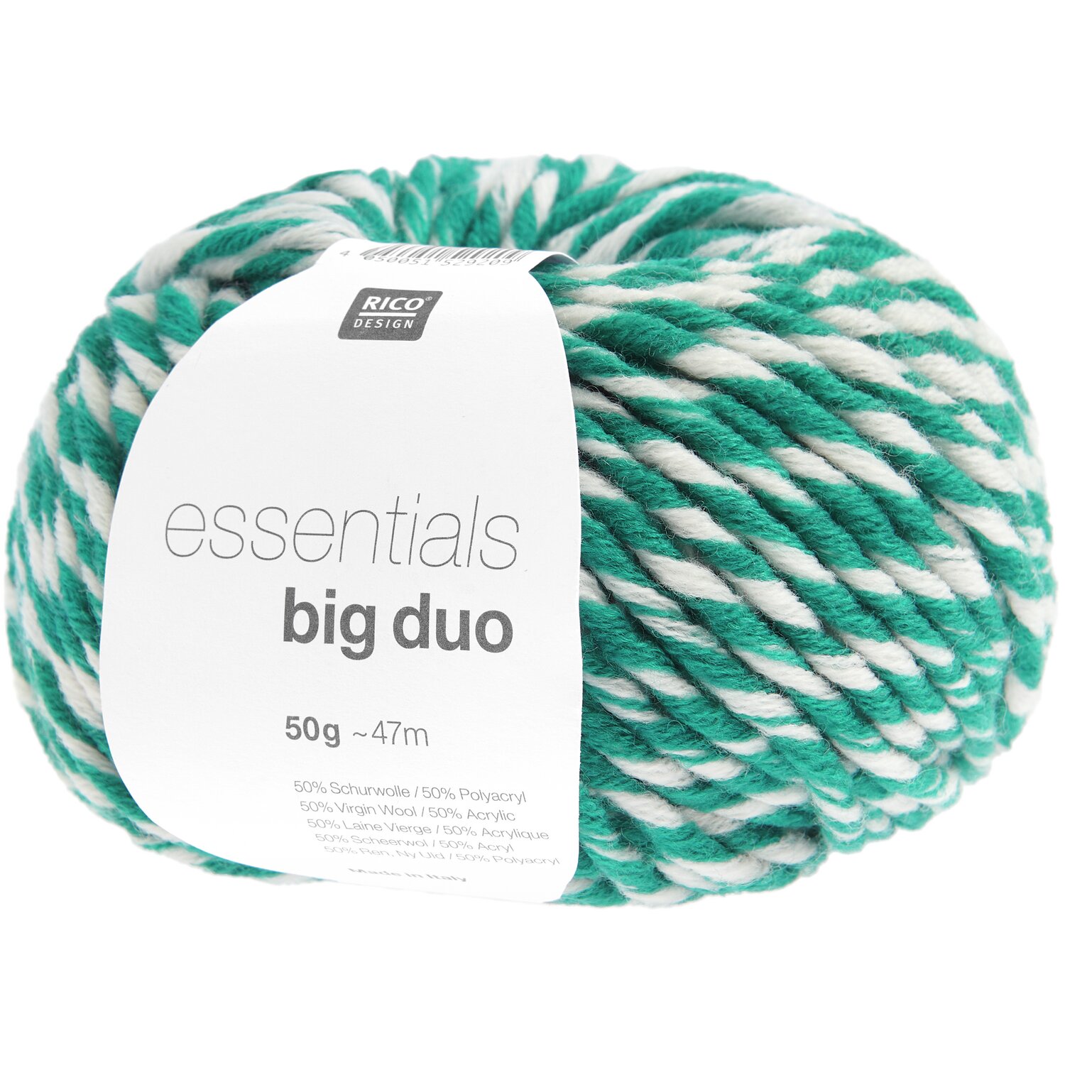 Rico Design Essentials Big Duo Hellpetrol/Weiß