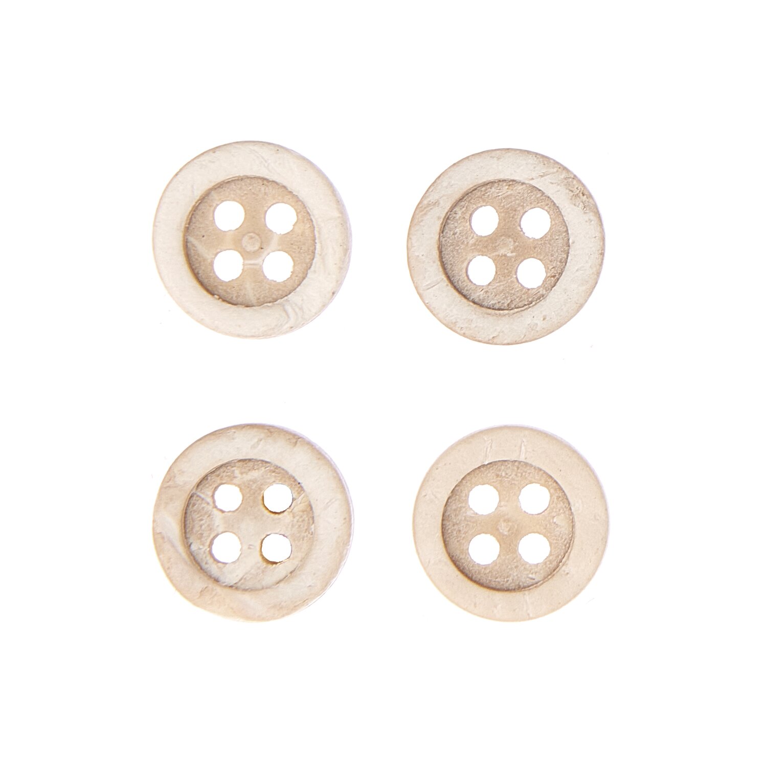Rico Design Kokosnuss Knöpfe 10mm