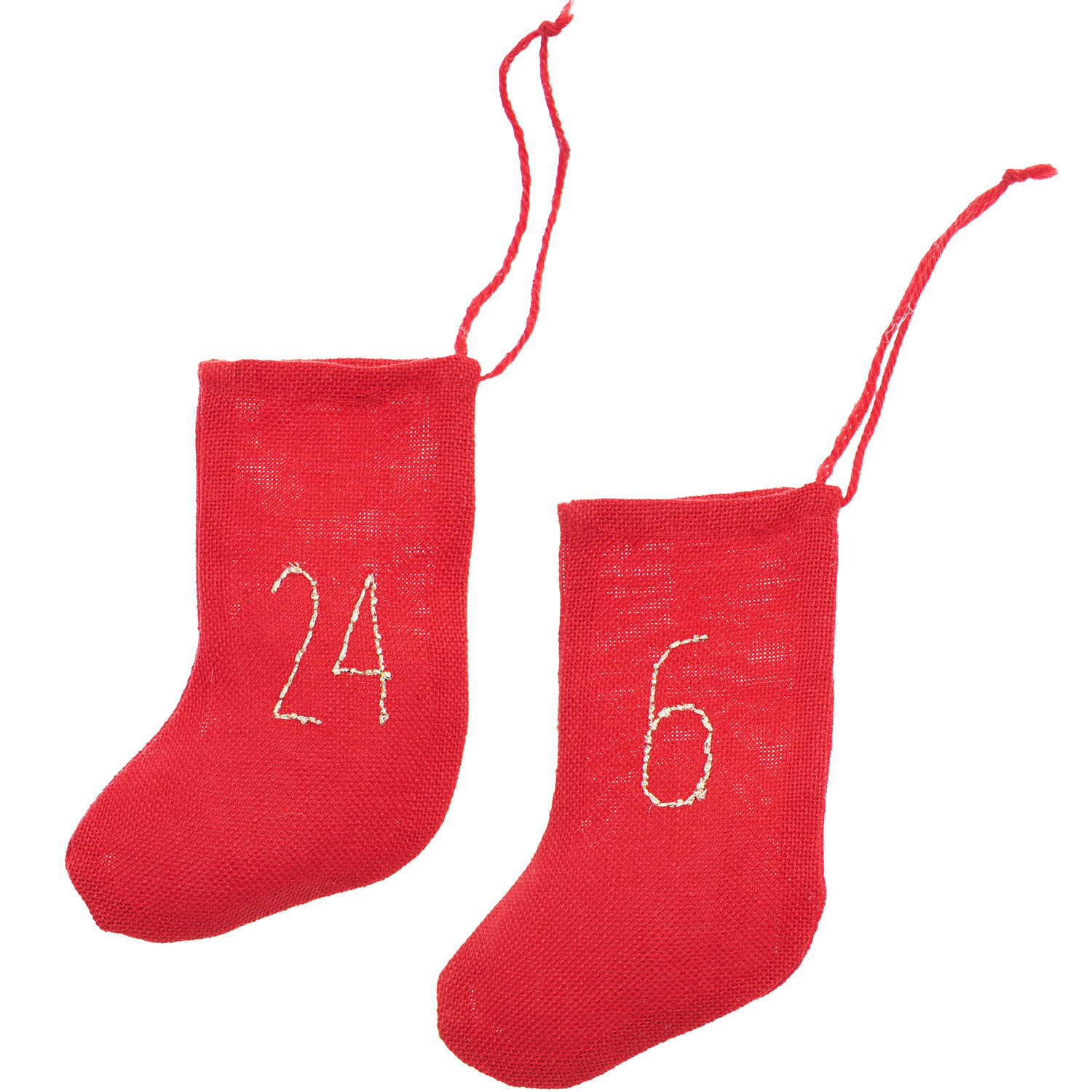 Rico Design Stickpackung Stiefel-Adventskalender