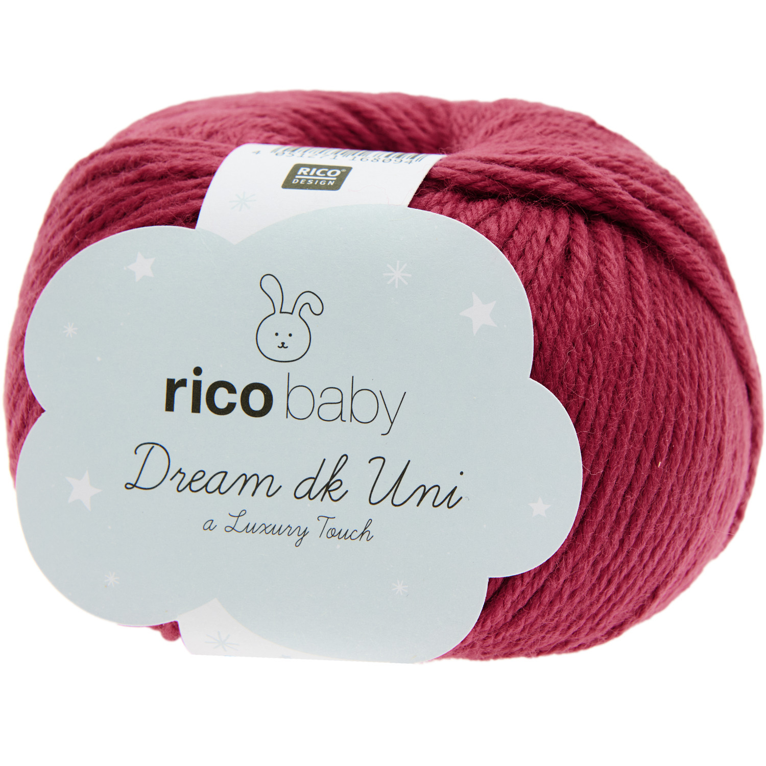 Rico Design Rico Baby Dream dk uni - A Luxury Touch Bordeaux