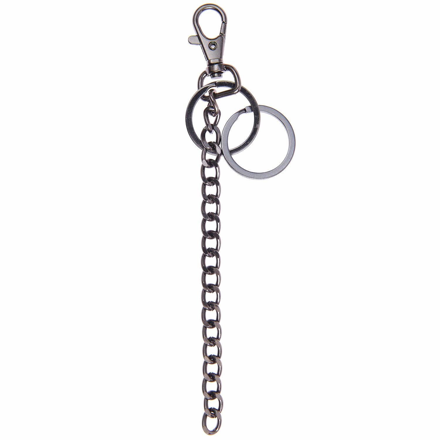 Rico Design Karabiner mit Kette und Schlüsselring 13cm