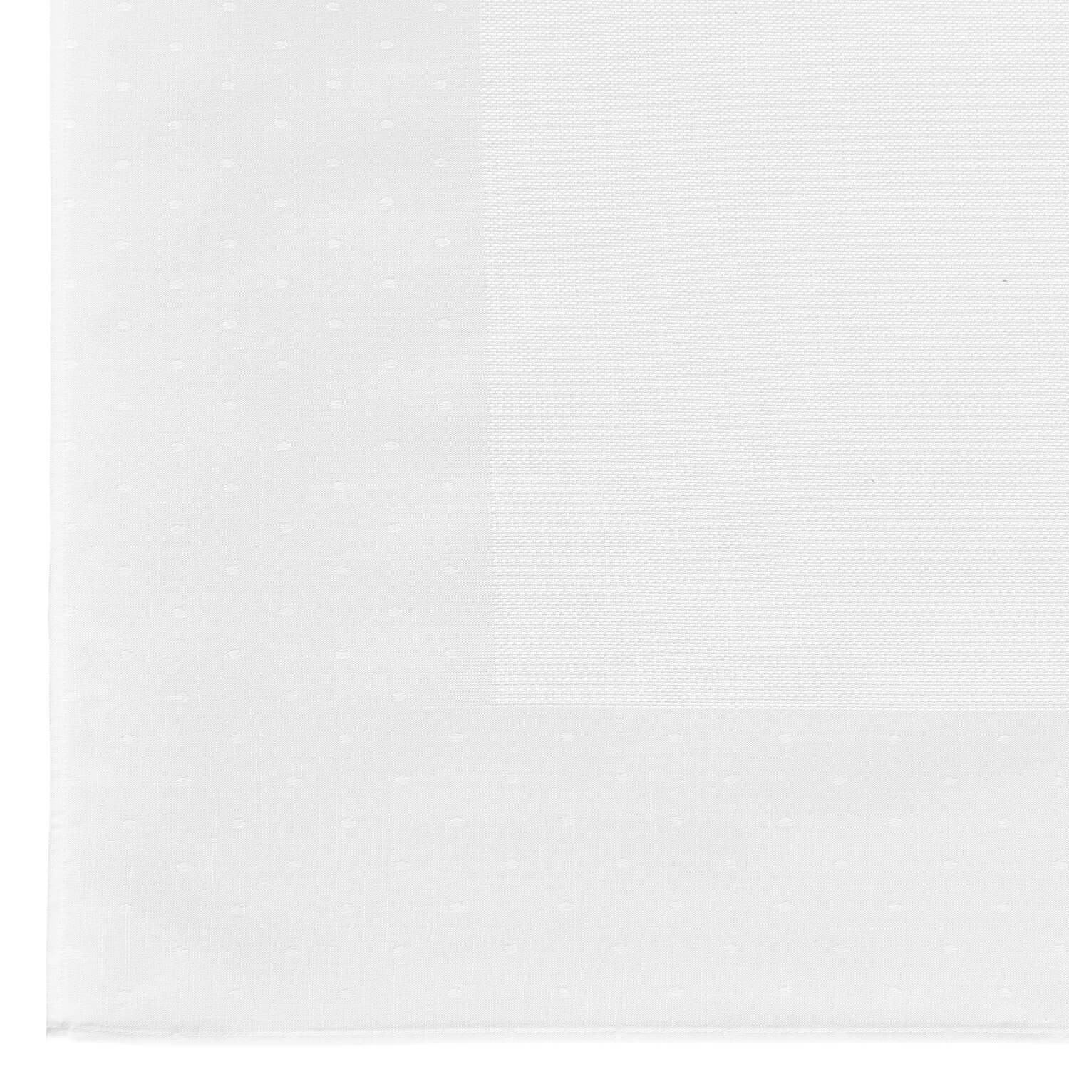 Rico Design Tischdecke weiß zum Besticken 90x90cm