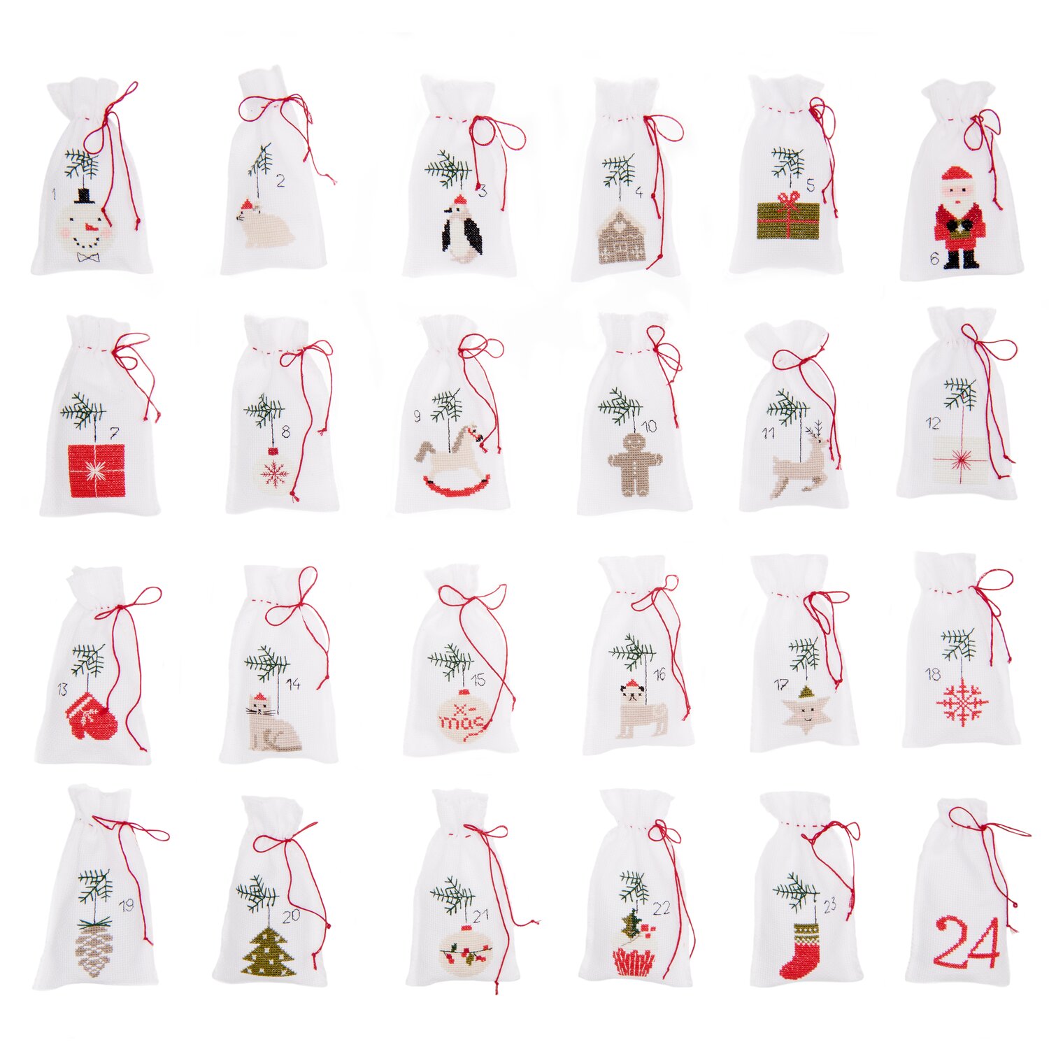 Rico Design Stickpackung Adventskalender
