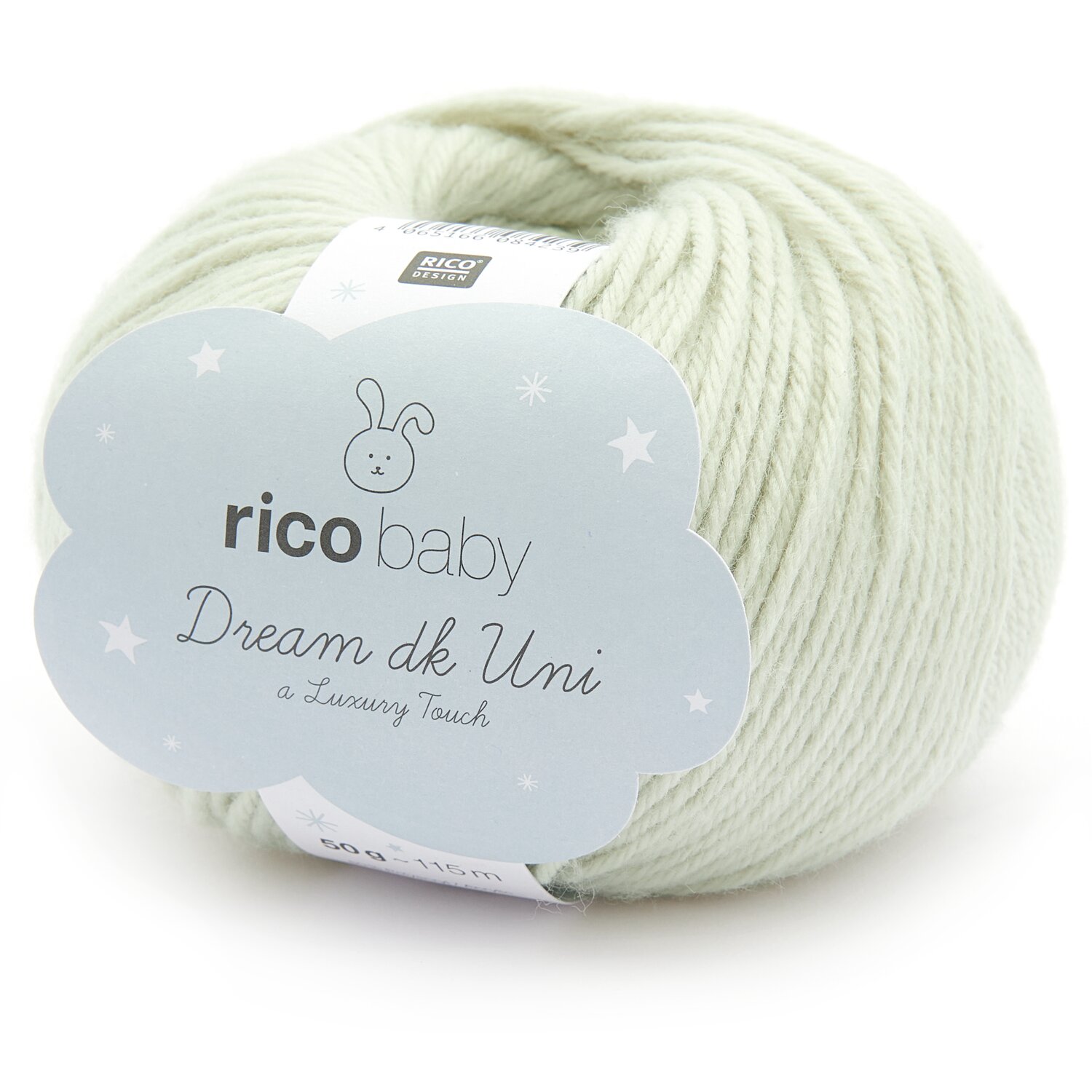 Rico Design Rico Baby Dream dk uni - A Luxury Touch Salbei