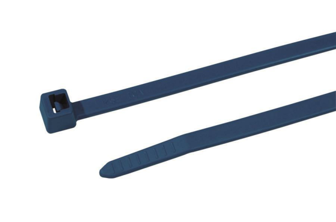 Hellermann MCT120R-PA66MP-BU(100) Kabelbinder 387x7,6mm blau 111-01136 (Inhalt 100 Stück)