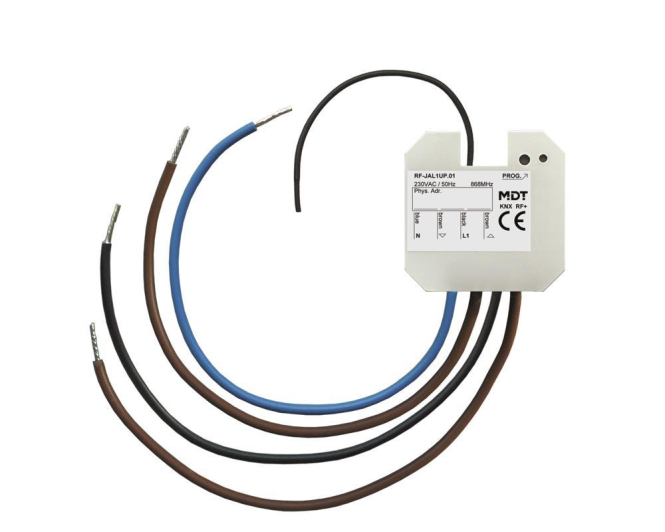 MDT RF-JAL1UP.01 KNX RF+Funk Jalousie- aktor 1fach UP 10A 230VAC f.ETS5
