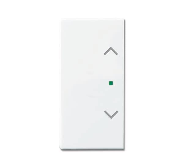 BJ Wippe links 2-fach Symbol 6232-20-84 Jalousie Busch-free@home studioweiß