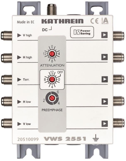 KATH SAT-Verteilnetzverstärker VWS 2551 5 Verstärker