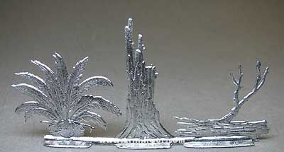 Berliner Zinnfiguren Cycadeoidea & Baumstümpfe