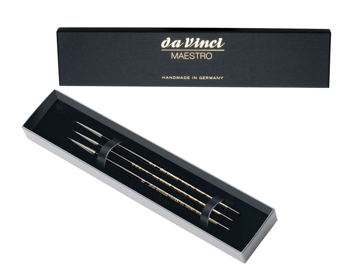 da Vinci Pinsel Maestro Aquarellpinsel-Set in attraktiver Geschenkbox
