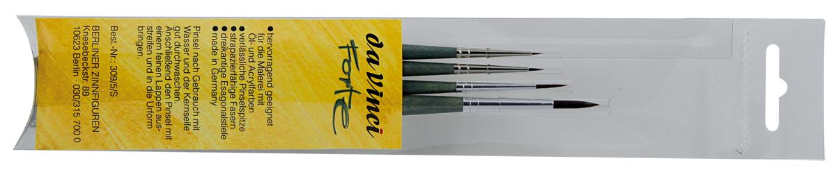 da Vinci Pinsel Set Forte Synthetics, rund