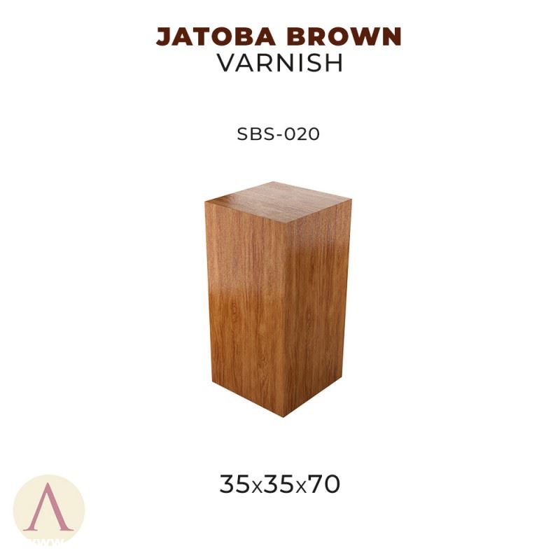 Scale 75 Holzsockel Jatoba 'Braun' 35 x 35 x 70