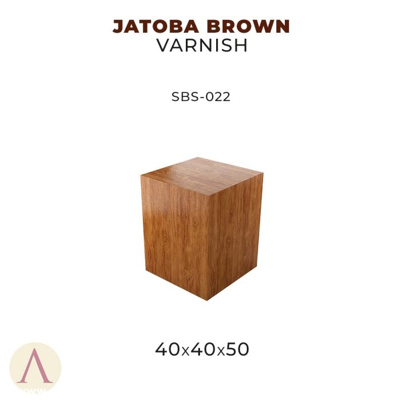 Scale 75 Holzsockel Jatoba 'Braun' 40x40x50