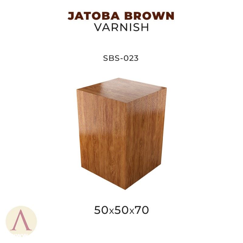 Scale 75 Holzsockel Jatoba 'Braun' 50 x 50 x 70