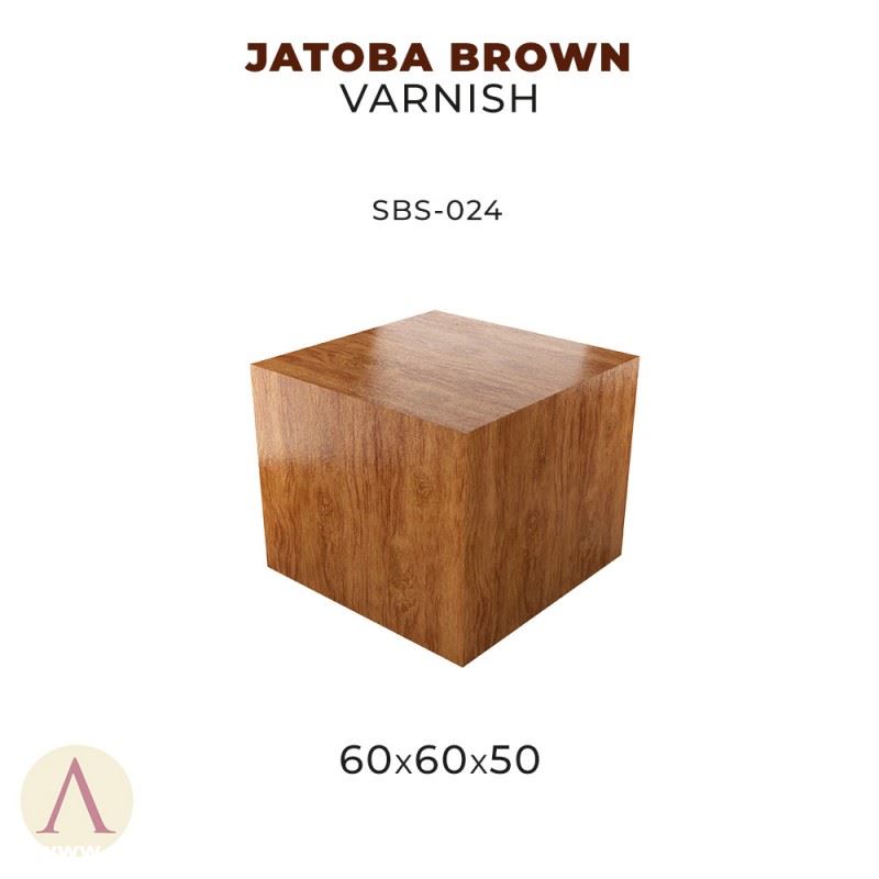 Scale 75 Holzsockel Jatoba 'Braun' 60x60x50
