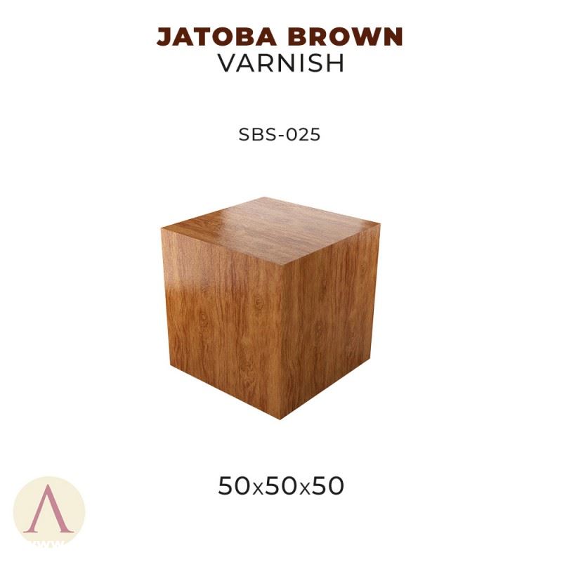 Scale 75 Holzsockel Jatoba 'Braun' 50 x 50 x 50 mm