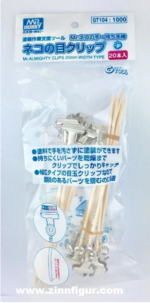Gunze Sangyo - Mr. Hobby Mr. Almighty Clips 20 mm (Klemmwerkzeug)