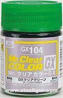 Gunze Sangyo - Mr. Hobby Mr. Clear Color GX Clear Green