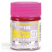 Gunze Sangyo - Mr. Hobby Mr. Clear Color GX Clear Pink
