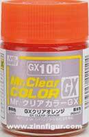 Gunze Sangyo - Mr. Hobby Mr. Clear  Color GX Clear Orange