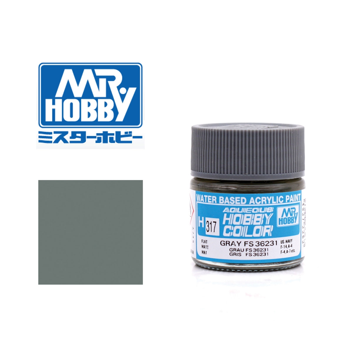 Gunze Sangyo - Mr. Hobby Grau FS36231 - matt