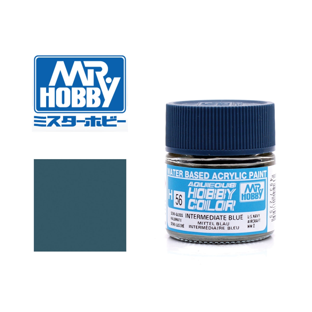 Gunze Sangyo - Mr. Hobby Mittelblau - seidenmatt