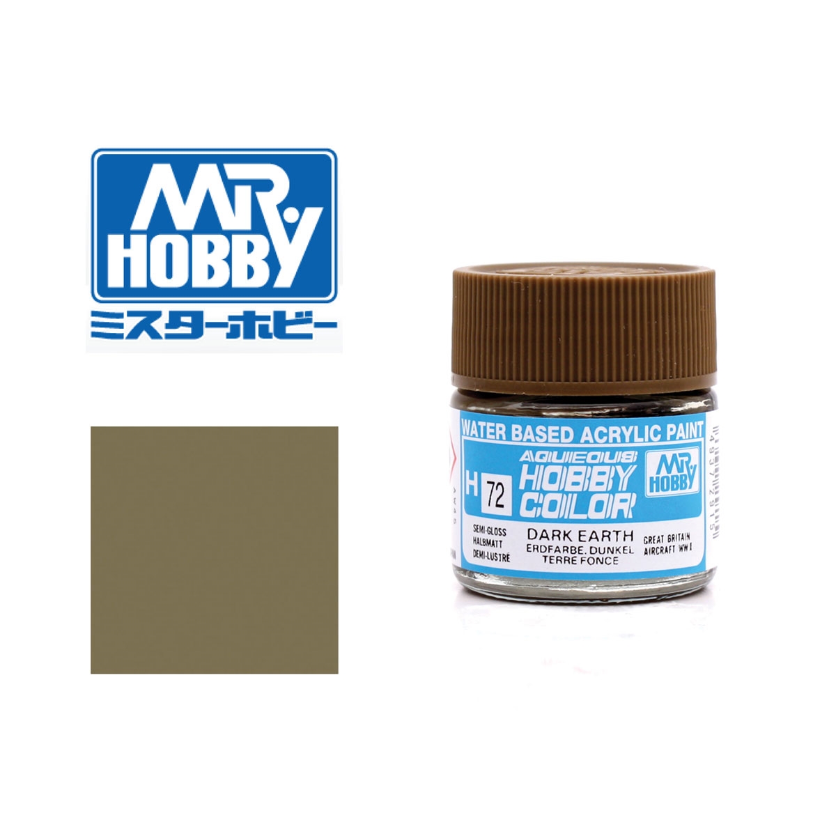 Gunze Sangyo - Mr. Hobby UK Dunkle Erde - seidenmatt