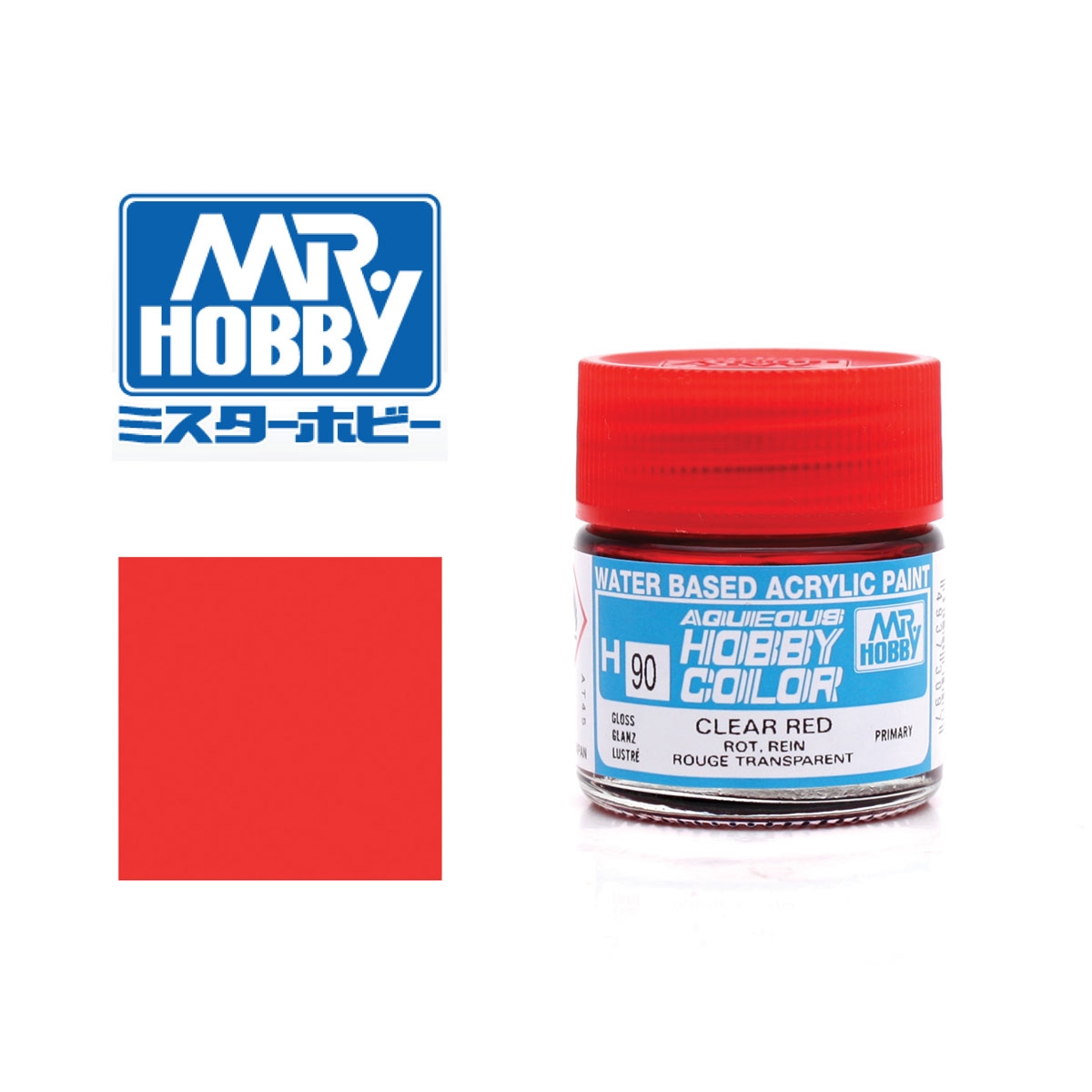 Gunze Sangyo - Mr. Hobby Transparent Rot - glänzend