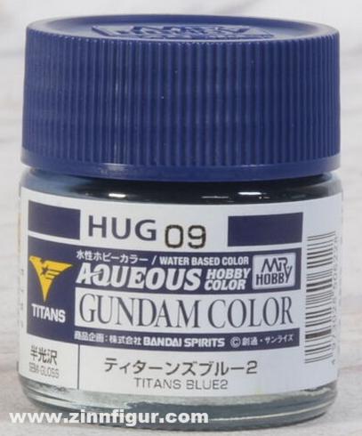 Gunze Sangyo - Mr. Hobby Gundam Farbe Titans Blue 2